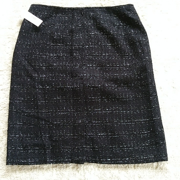 NEW Covington Lined Sparkly Skirt 10 Black - Picture 11 of 12